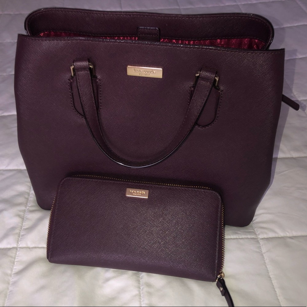 Kate Spade Handbag and wallet bundle